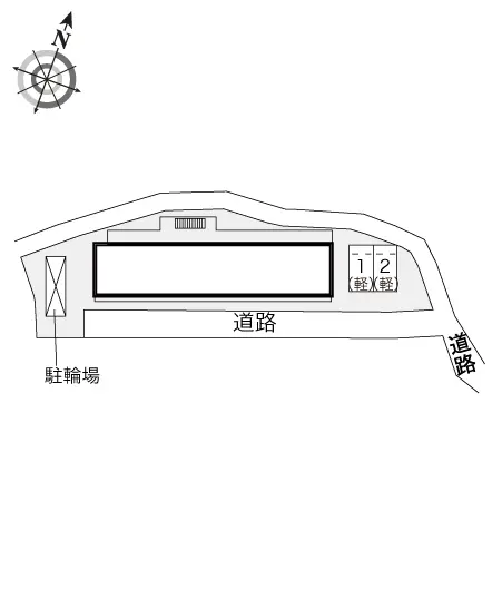 ★手数料０円★守口市八雲西町　月極駐車場（LP）